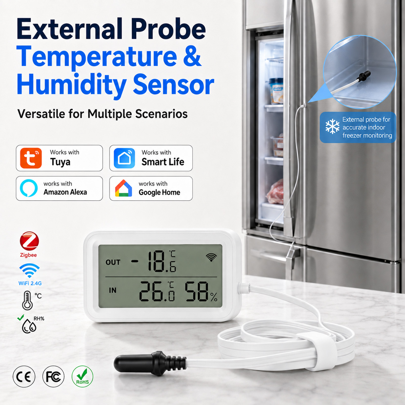 Temperature Humidity Sensor - Sensor de Temperatura e Umidade Externo