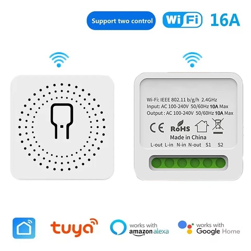 Home Automation Diy Kit - Interruptor Inteligente Mini WiFi Tuya Zigbee