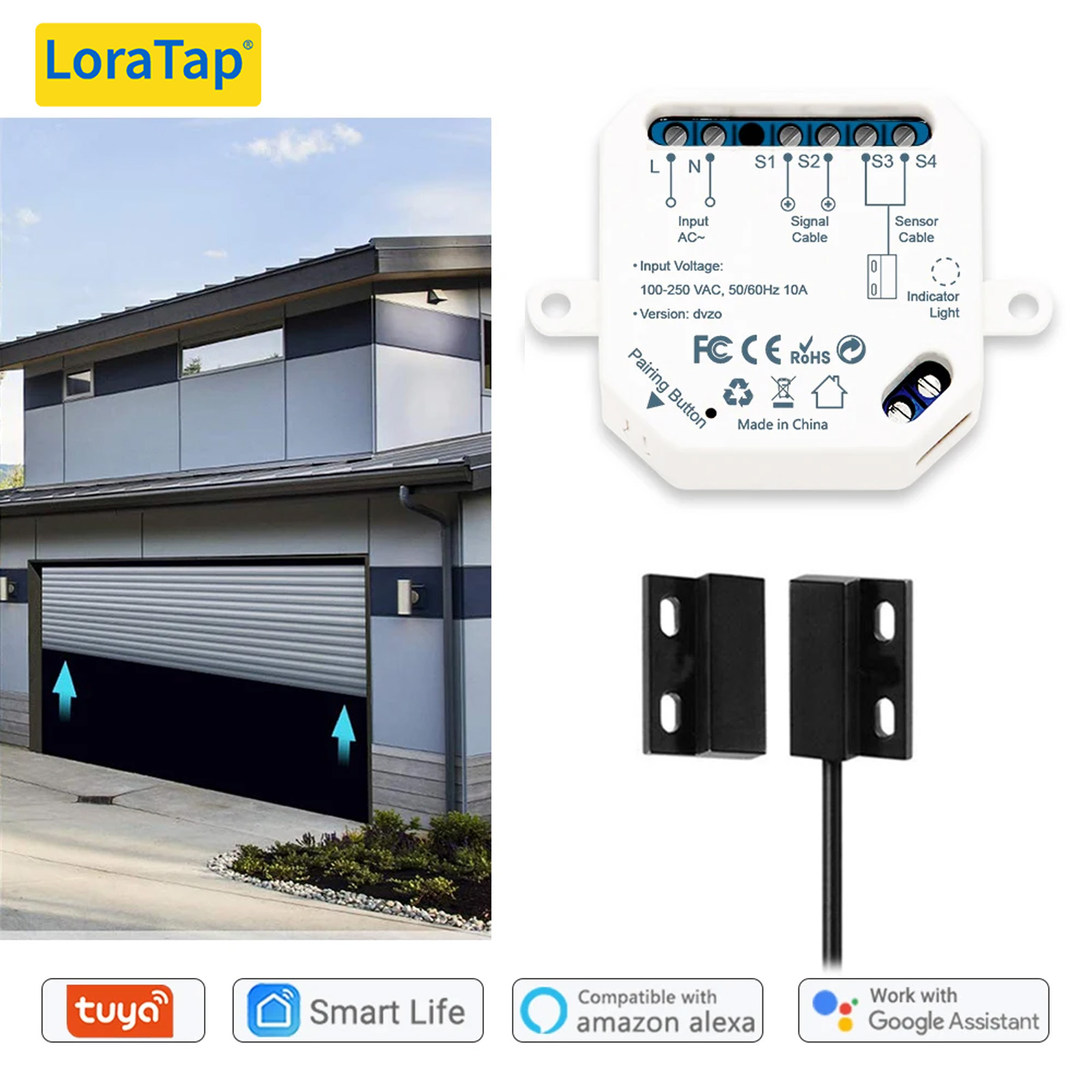 Home Automation Diy - Loratap tuya vida inteligente sensores de