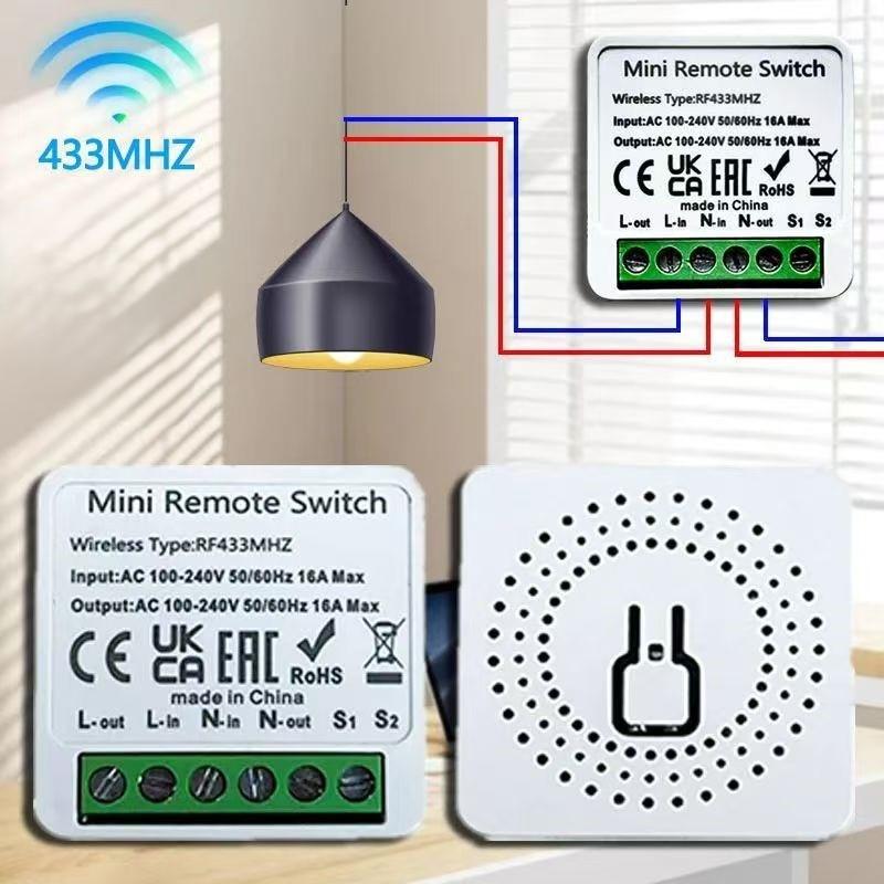 Diy Home Automation Controller - Interruptor Inteligente RF 433 MHz Mini