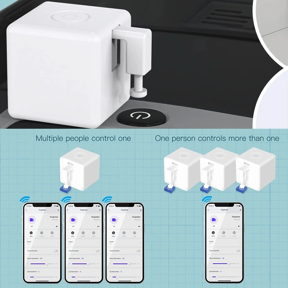 Inteligente zigbee fingerbot i - Matter Hub Thread avaliação e preço