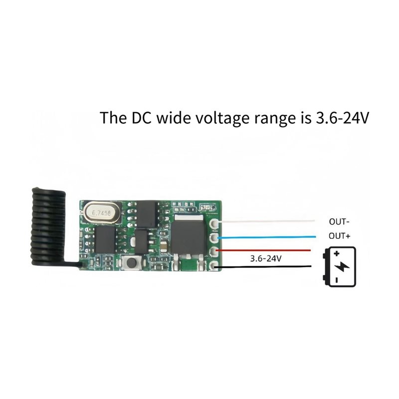Controlador de Comutação RF +  - 433Mhz Receiver Module avaliação e preço
