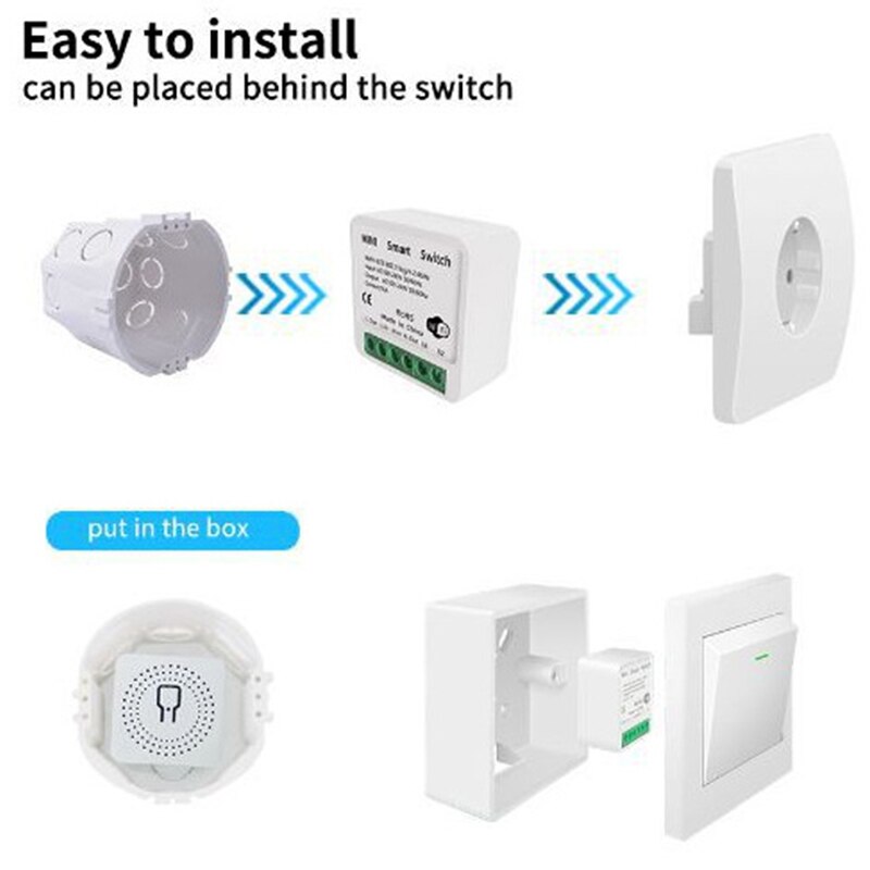 Tuya 16a mini wifi interruptor - Diy Home Automation Controller avaliação e preço