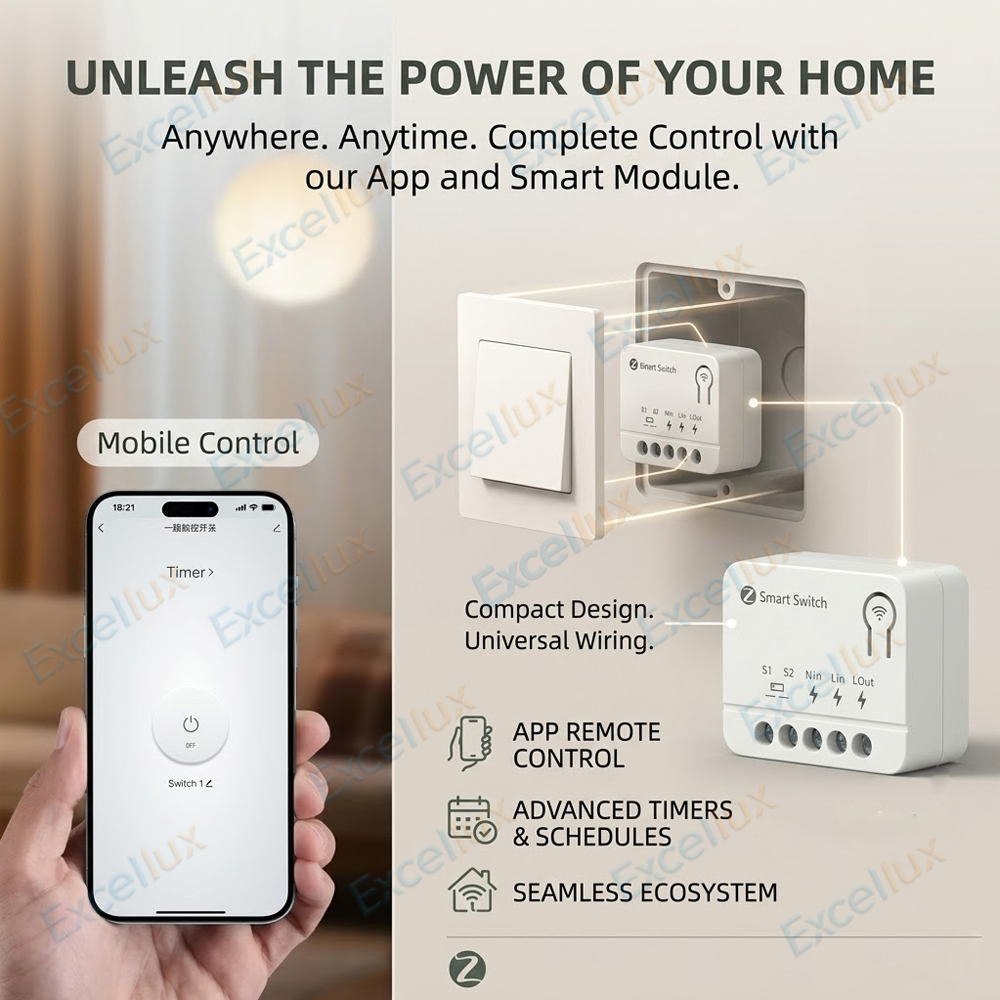 Módulo DIY de Interruptor Inte - Home Automation Diy avaliação e preço