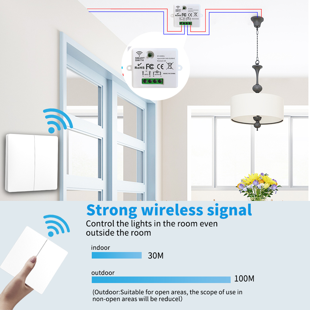 Sixwgh interruptor sem fio int - Home Automation Diy avaliação e preço