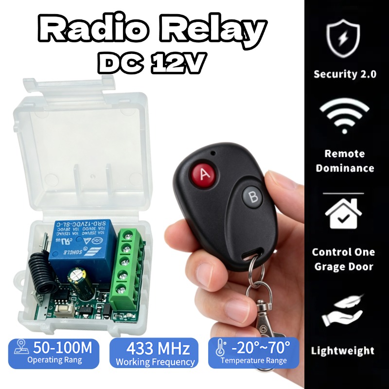 Interruptor de Controle Remoto - 433Mhz Receiver Module avaliação e preço